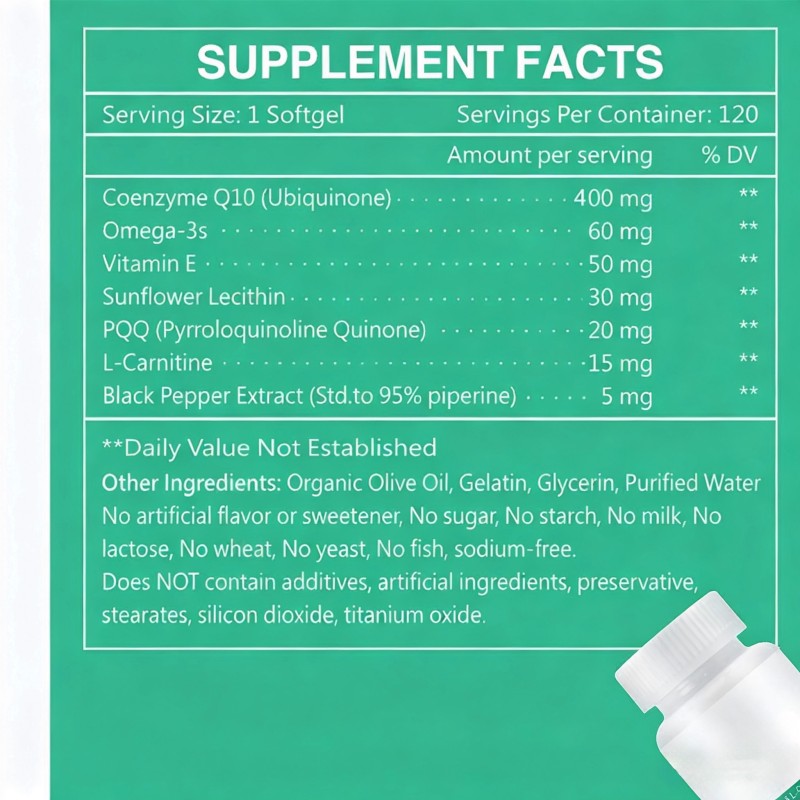 Coenzyme Q10 Powder Factory - OEM Water Fat Soluble Soft Capsules