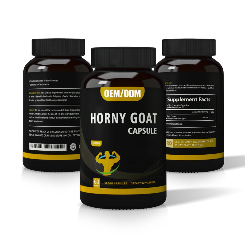 Epimedium Capsules Factory - OEM Herbal Energy Men Supplement