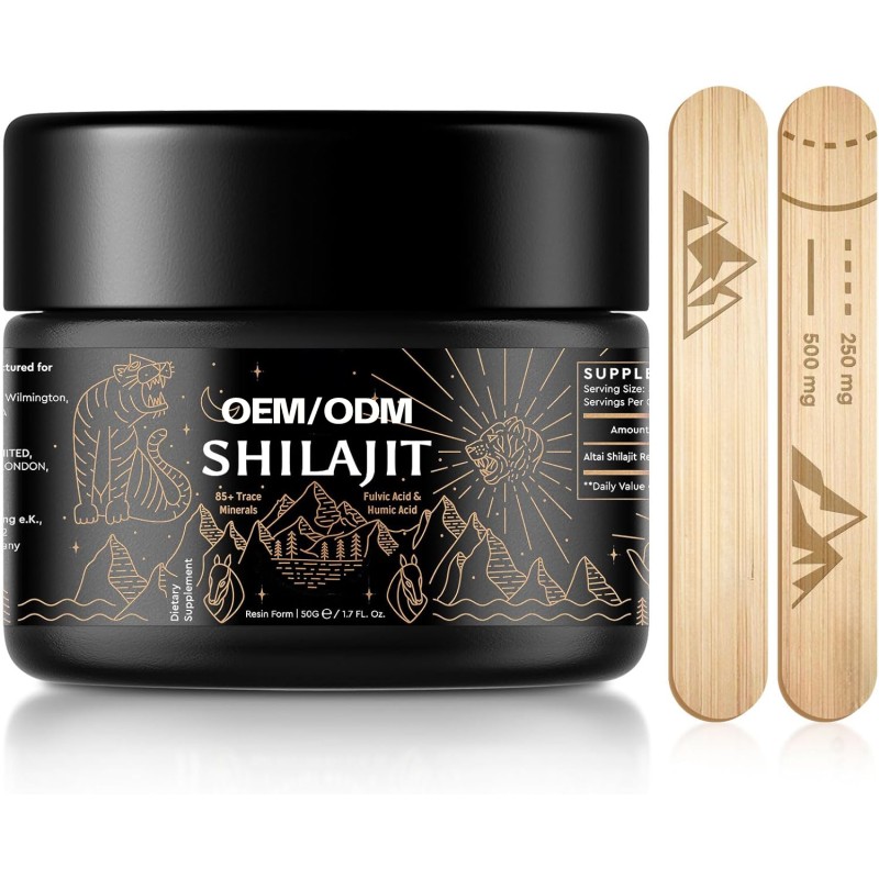 Shilajit Resin Factory - OEM Rich Minerals Trace Elements Pure