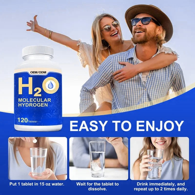 Hydrogen Tablets Factory - OEM Anti-Aging Brain Health Fast Dissolve