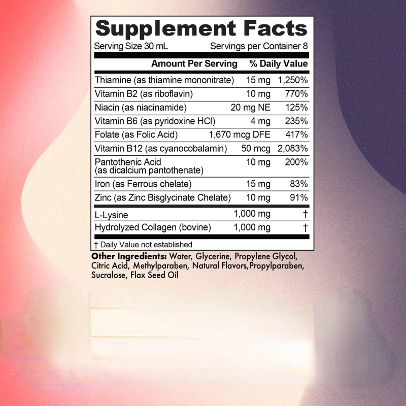 Appetite Booster Drops Factory - OEM Weight Gain Syrup Multivitamins