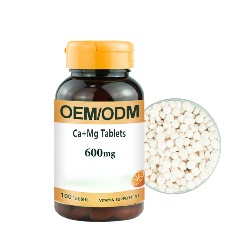 Vitamin C Tablets Factory - OEM 600mg Calcium Magnesium Immune