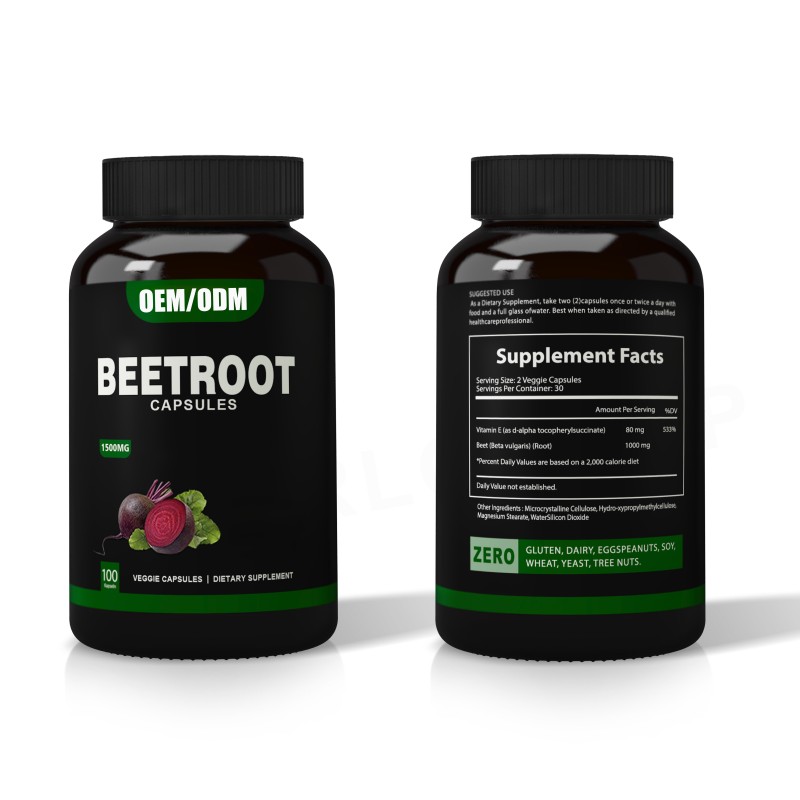 Beetroot Capsules Supplier - OEM Vegan Juice Extract Supplement