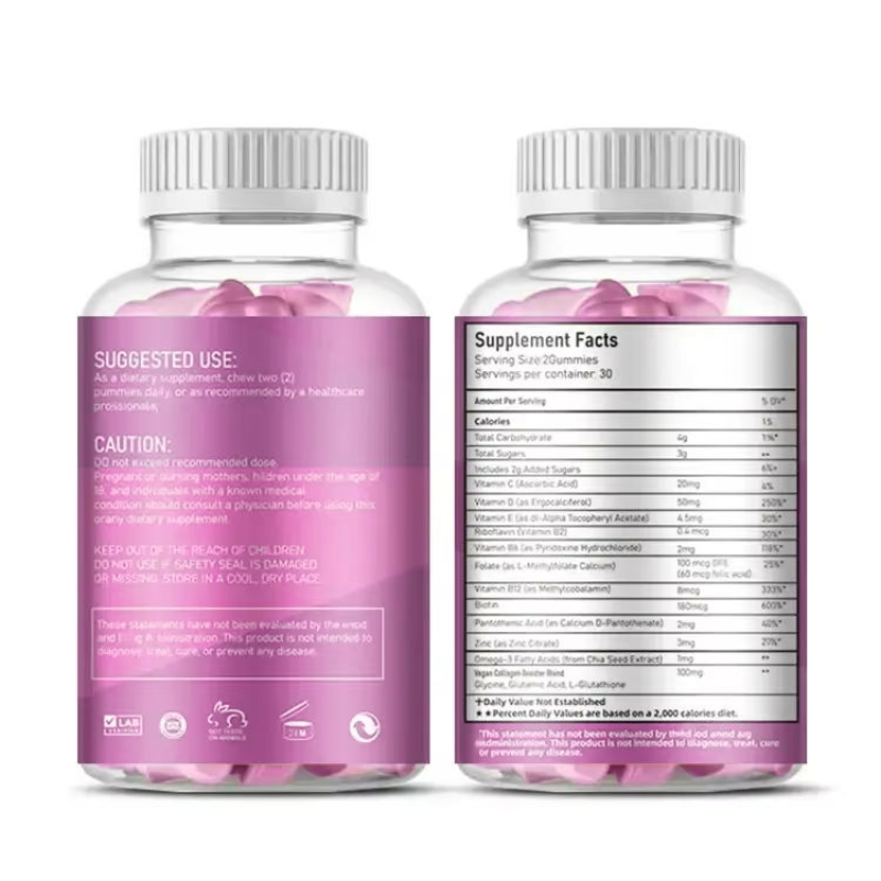 Multivitamin Gummies Factory - OEM Hair Health Biotin Vitamins
