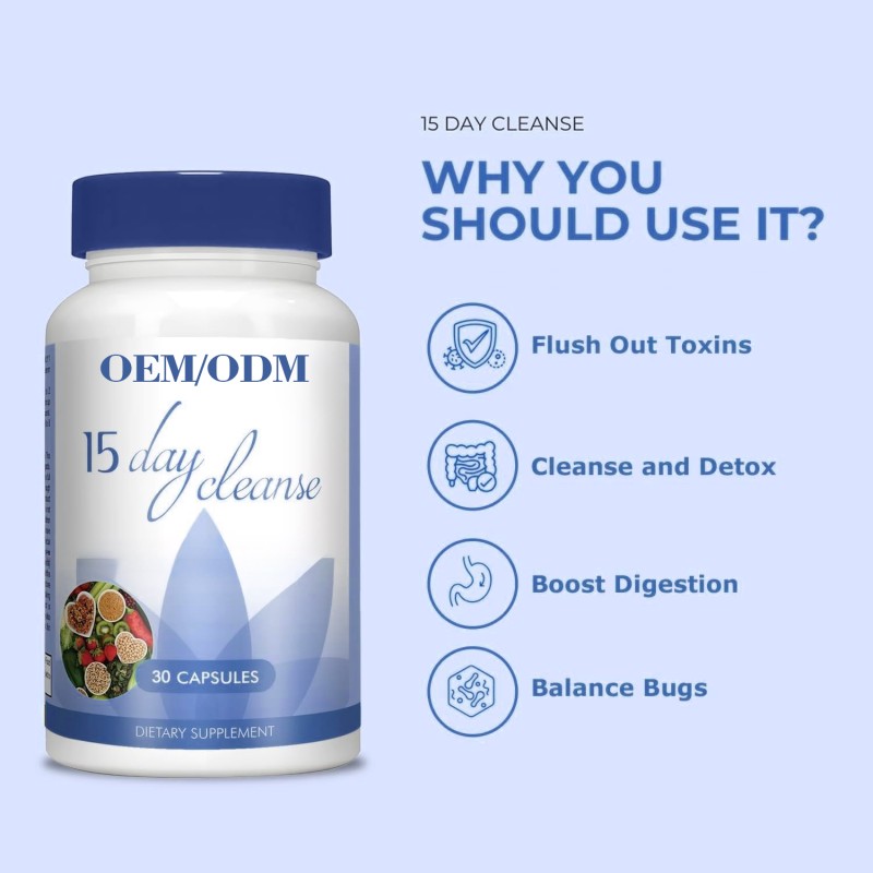 Gut Cleanse Capsules Factory - OEM 15 Day Colon Support Supplement