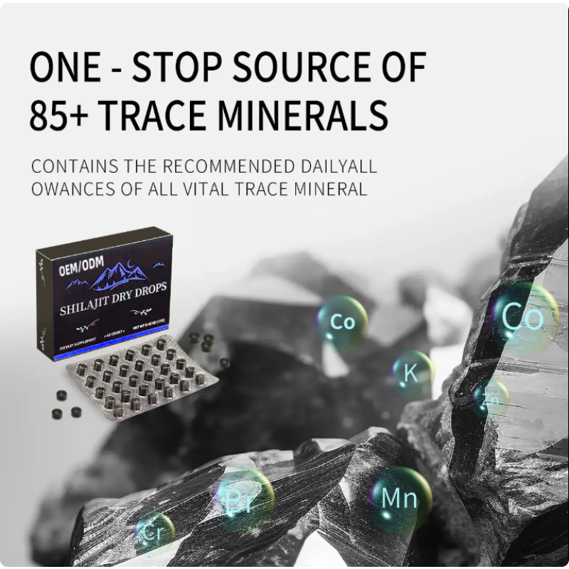 Shilajit Tablets Manufacturer - OEM Himalayan Vegan Halal Fulvic Acid