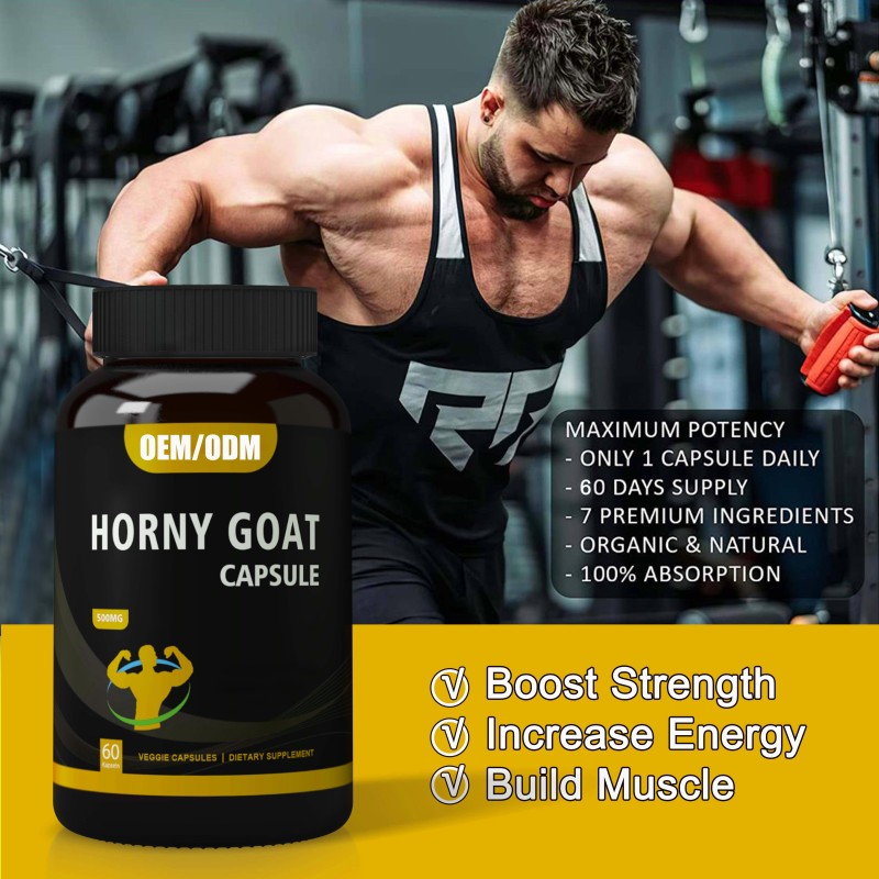 Epimedium Capsules Factory - OEM Herbal Energy Men Supplement