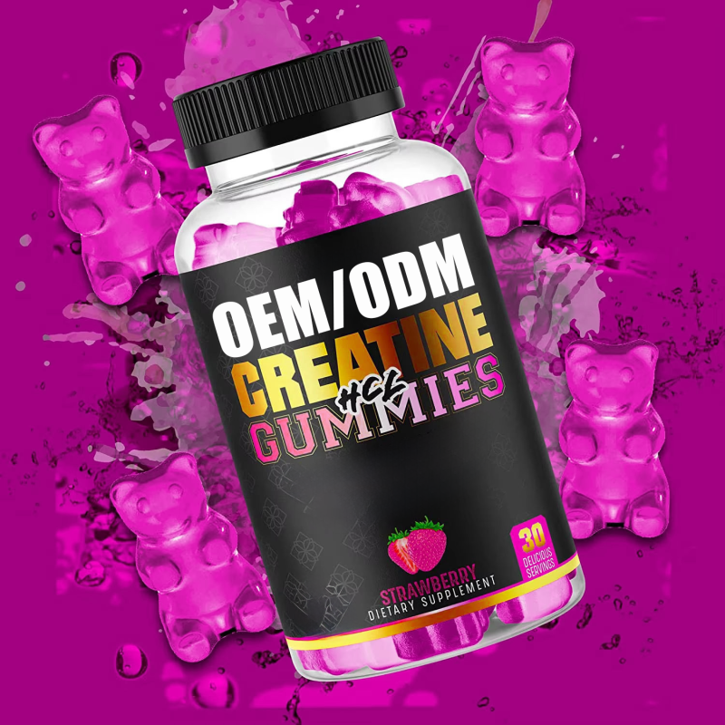 Creatine HCL Gummies Manufacturer - OEM Sports Chewable Muscle Strength
