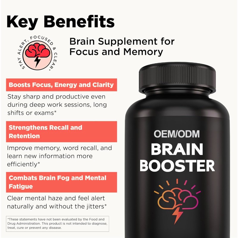 Brain Health Tablets Manufacturer - OEM Memory Support Dietary Supplement
