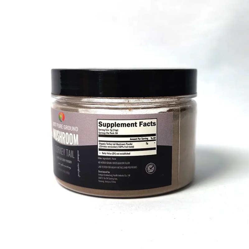 Qinshantang Private Label Turkey Tail Mushroom Extract Powder Turkey Tail Mushroom Powder Turkey Tail Mushroom Extract