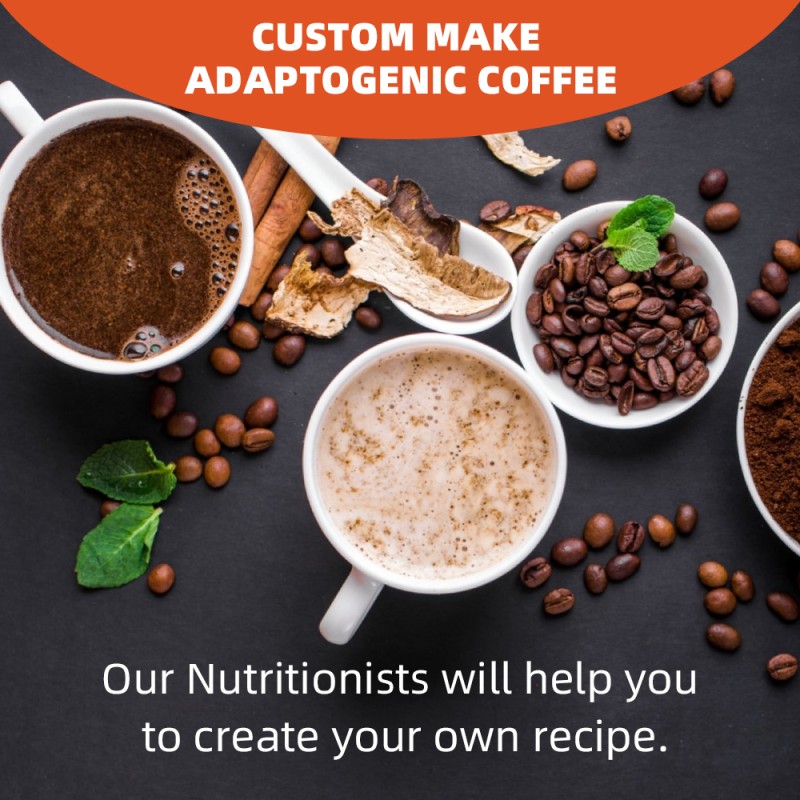 Qinshantang High Whey Protein Collagen Iced Mushroom Proteine Collegene Coffee Complex Drink Powder