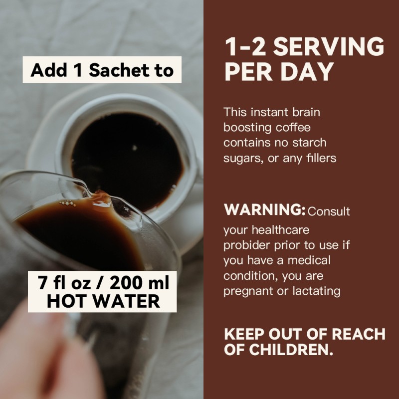 Qinshantang Organic Protein Coffee Powder Protein Keto Instant Weight Loss Sugar Free Protein Coffee Powder