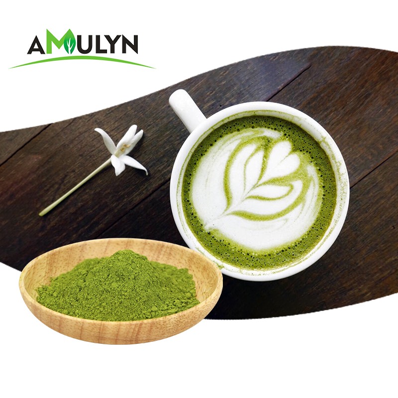 AMULYN Manufacturers Supply 100% Pure Oem Green Tea Powder for Matcha Drinks Powder