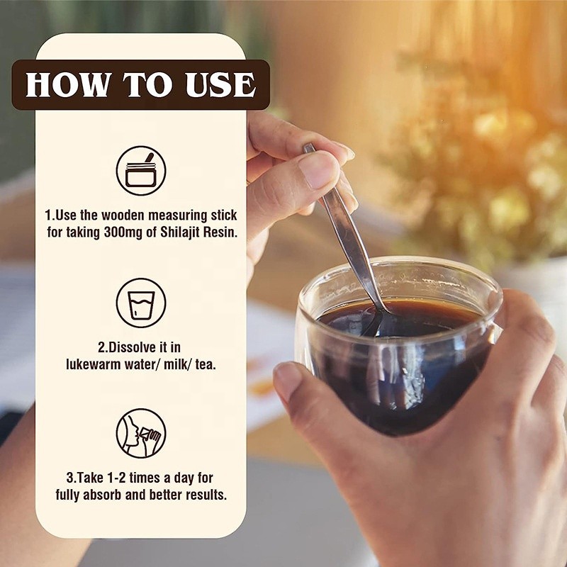 Best Price Wholesale 50g Shilajit Purest Himalayan Dabur Pure Shilajit Resin