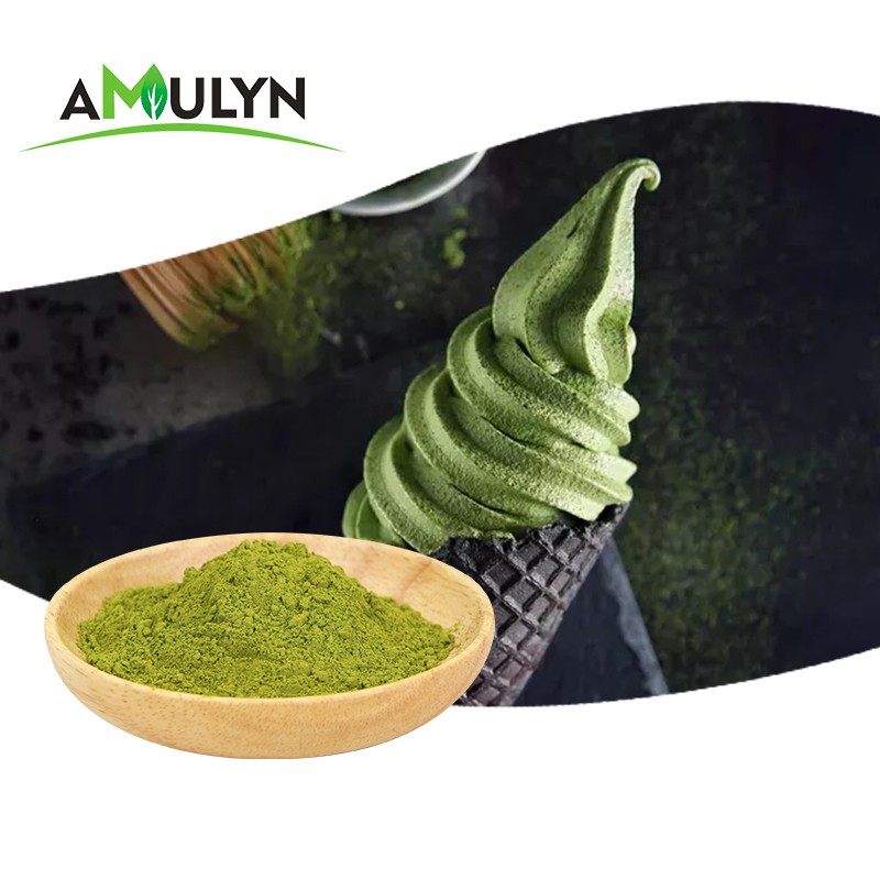 AMULYN Custom Set Food Grade Private Label Matcha Green Tea Powder Herbal Extract Vitamin Available Matcha Powder