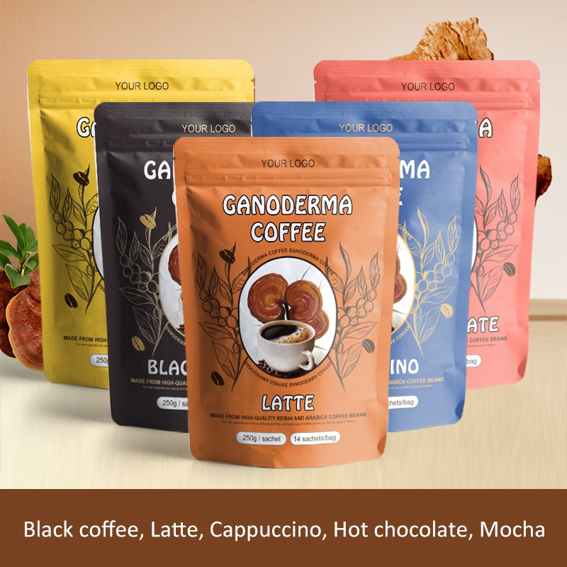 AMULYN Customized Flavored Ganoderma Reishi Instant Coffee Bitter Taste Slimming Feature