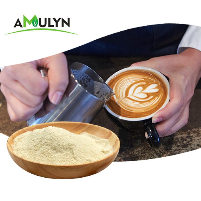 AMULYN High Quality OEM Oat Milk Powder Food Grade Vitamin Active Ingredient HPLC Tested Your Logo Canned Oat Powder MOQ 1kg