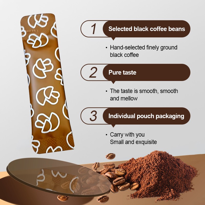 AMULYN Instant Male Energy Coffee Drink Bitter Taste Maca and Tongkat ALI with Reishi Powder Boosts Energy Packaged in Bag