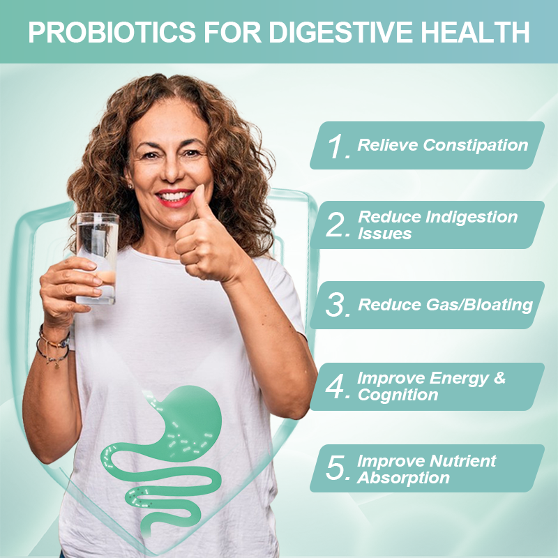 AMULYN Food Grade Probiotics Powder Bulk Freeze Dried Bifidobacterium Lactis White Powder for Gut Health