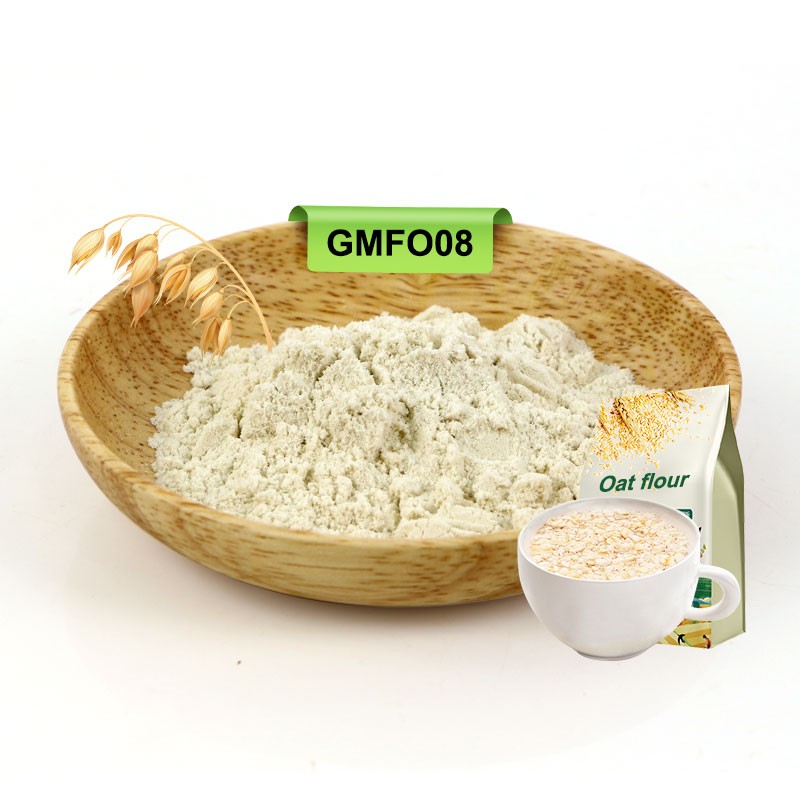 AMULYN Organic Food Grade Oat Flour Powder Factory Supply Enzymatic Hydrolysis HPLC Tested MOQ 1kg for Oat Milk Production