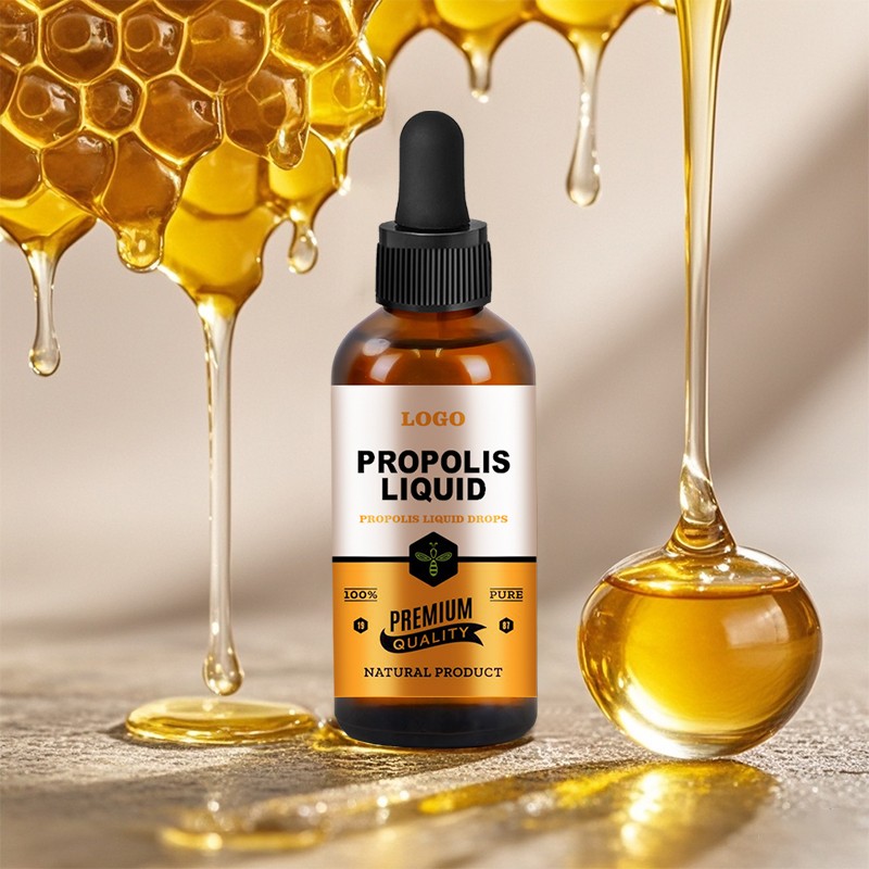 AMULYN High Quality 30ml Food Grade Propolis Liquid Drops OEM Labeled Bottle Packaging