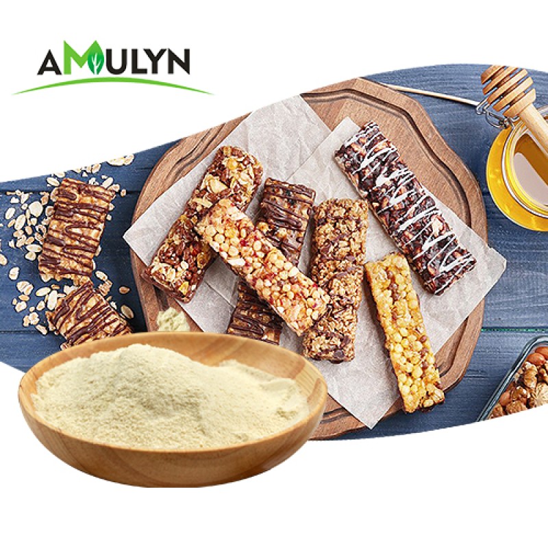 AMULYN High Quality OEM Oat Milk Powder Food Grade Vitamin Active Ingredient HPLC Tested Your Logo Canned Oat Powder MOQ 1kg