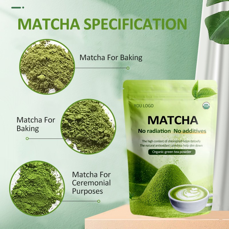AMULYN Organic Ceremonial Grade Matcha Powder 100% Pure Matcha Green Tea Powder Matcha Powder