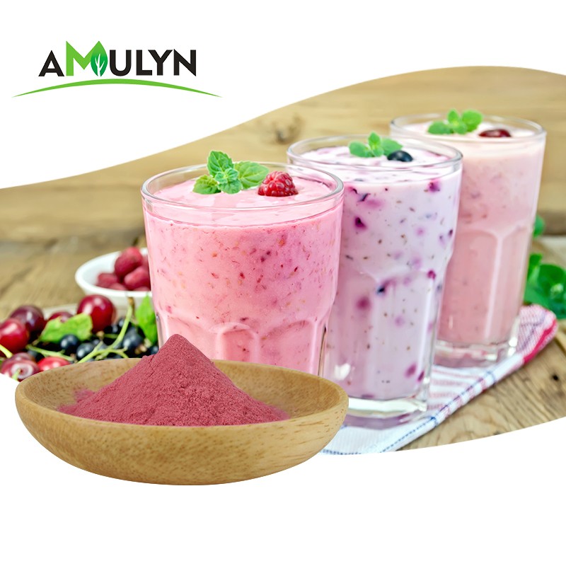 Wholesale Strawberry Fruit Juice Concentrate Powder Instant Strawberry Fruit Flavored Drink Powder