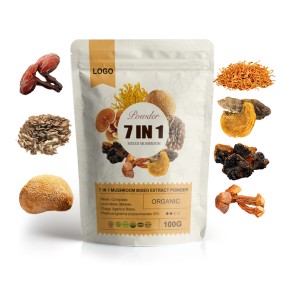 7 in 1 Mix Mushroom 10:1 Extract Blend Powder Private Label Mushroom Powder