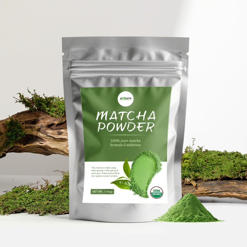 AMULYN Private Label Ceremonial Grade Matcha Green Tea Powder