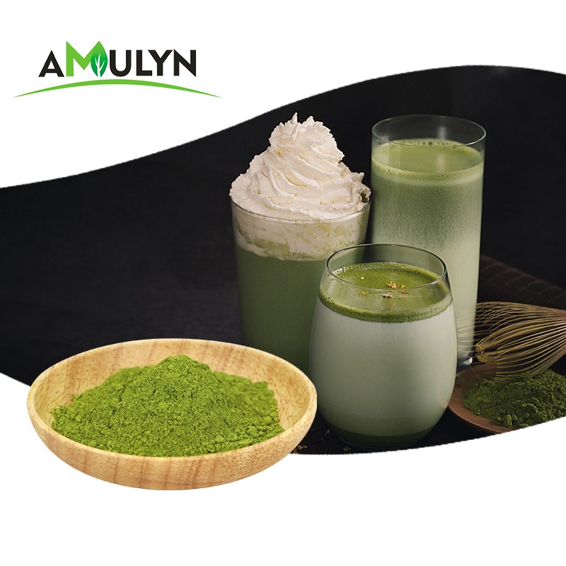 AMULYN Manufacturers Supply 100% Pure Oem Green Tea Powder for Matcha Drinks Powder