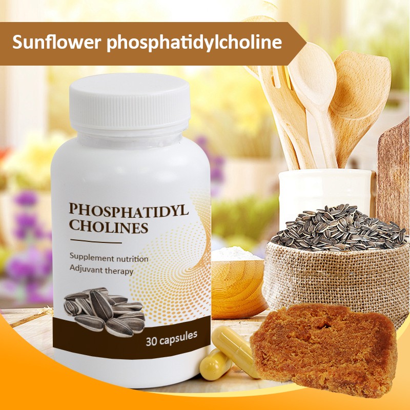 Food Grade Organic Sunflower Lecithin Phosphatidylcholine Herb Extract Powder Bulk Seed Part Used Bottle/Drum/Glass Container