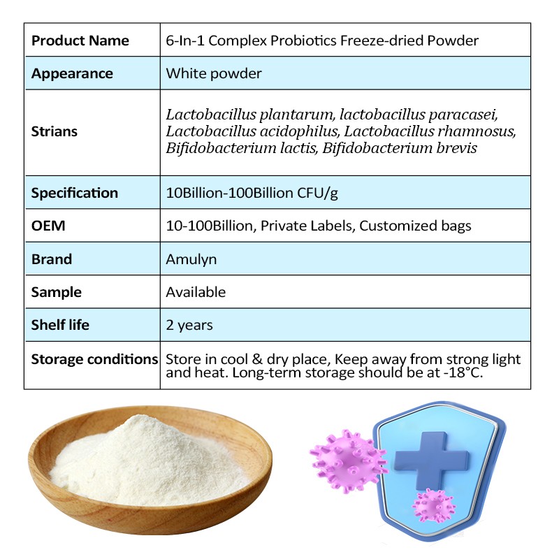 AMULYN Freeze-dried Probiotics Lactobacillus Acidophilus Powder