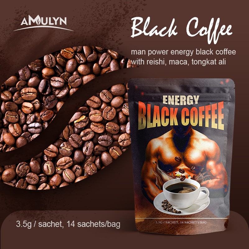 AMULYN Bitter Taste Man Power Energy Coffee in Bag Packaging