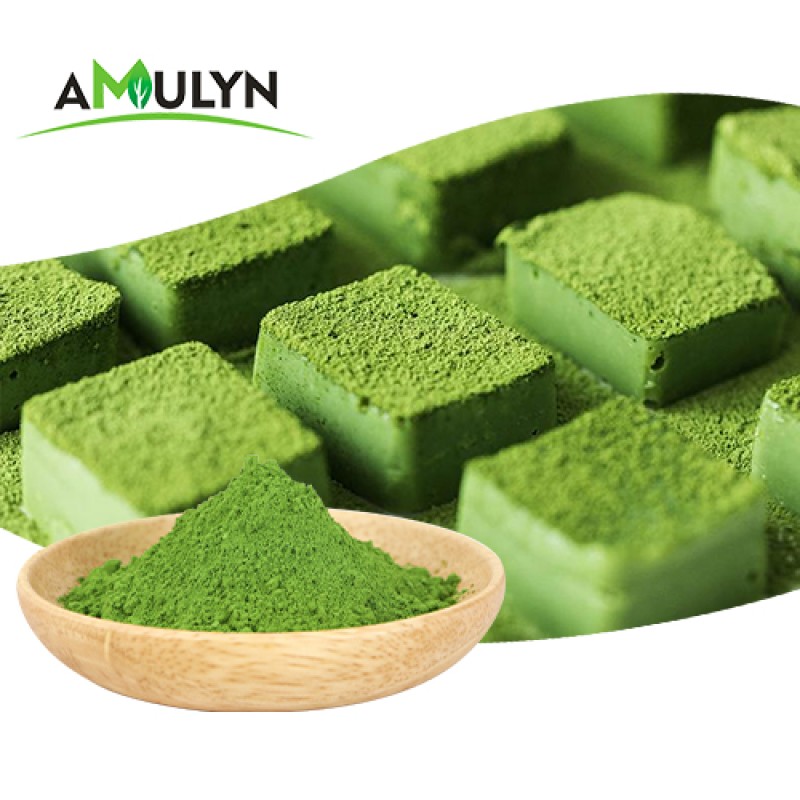 AMULYN Roasted Matcha Powder High Quality Special Matcha Herbal Extract Food Grade Vitamin Supplement Supplied Bottle Drum