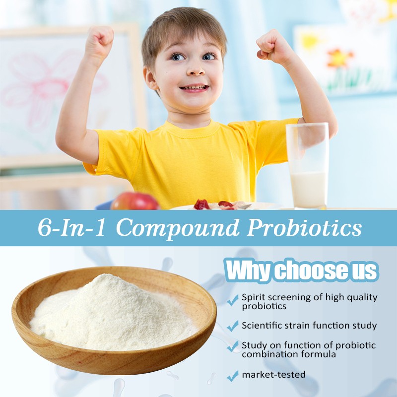 AMULYN Bulk Health Supplements Compound 6-in-1 Freeze Dried Probiotics Powder