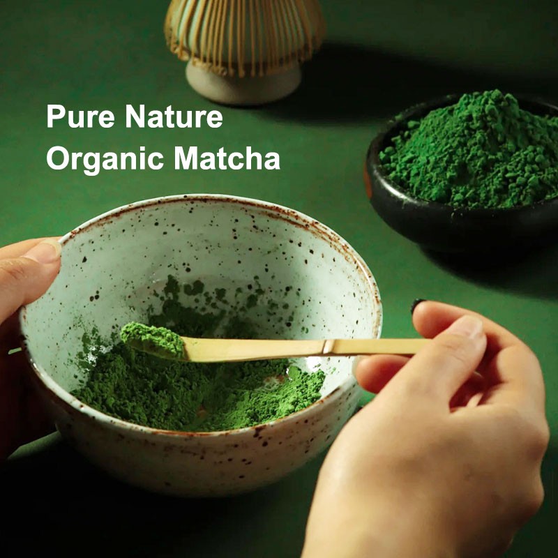 AMULYN Premium Organic Instant Matcha Powder Ceremonial Grade Koicha Slimming Tea New Age Bulk/Bag/Box Packaging