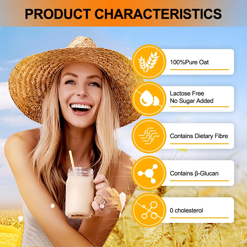 AMULYN GMFO08 Oat Flour Oat Milk Powder for Protein Milk Drinks