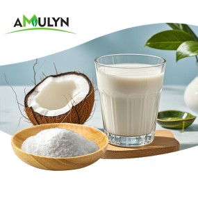AMULYN Natural Coconut Extract Powder Fitness Supplement with High Protein Content Food Additive Coconut Protein Powder