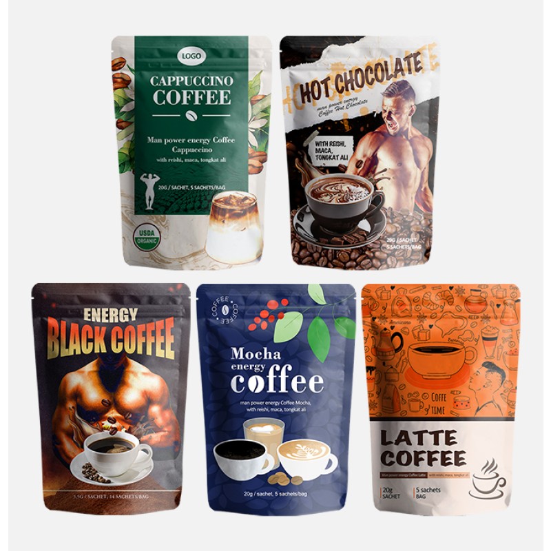 AMULYN Bitter Taste Man Power Energy Coffee in Bag Packaging