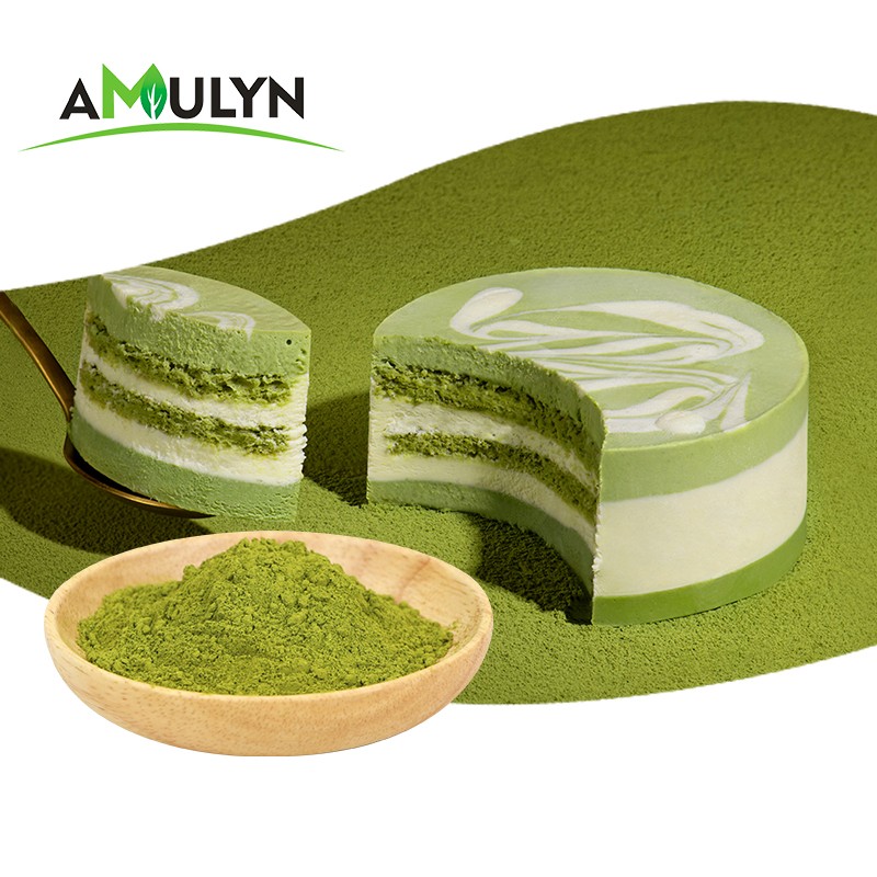 AMULYN Roasted Matcha Powder High Quality Special Matcha Herbal Extract Food Grade Vitamin Supplement Supplied Bottle Drum