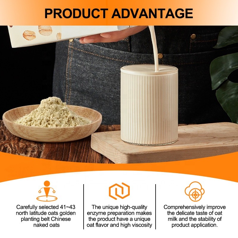 AMULYN GMFO08 Oat Flour Oat Milk Powder for Protein Milk Drinks