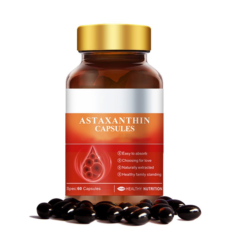 AMULYN OEM/ODM Pure Natural Astaxanthin Oil Softgel Capsules Supplements