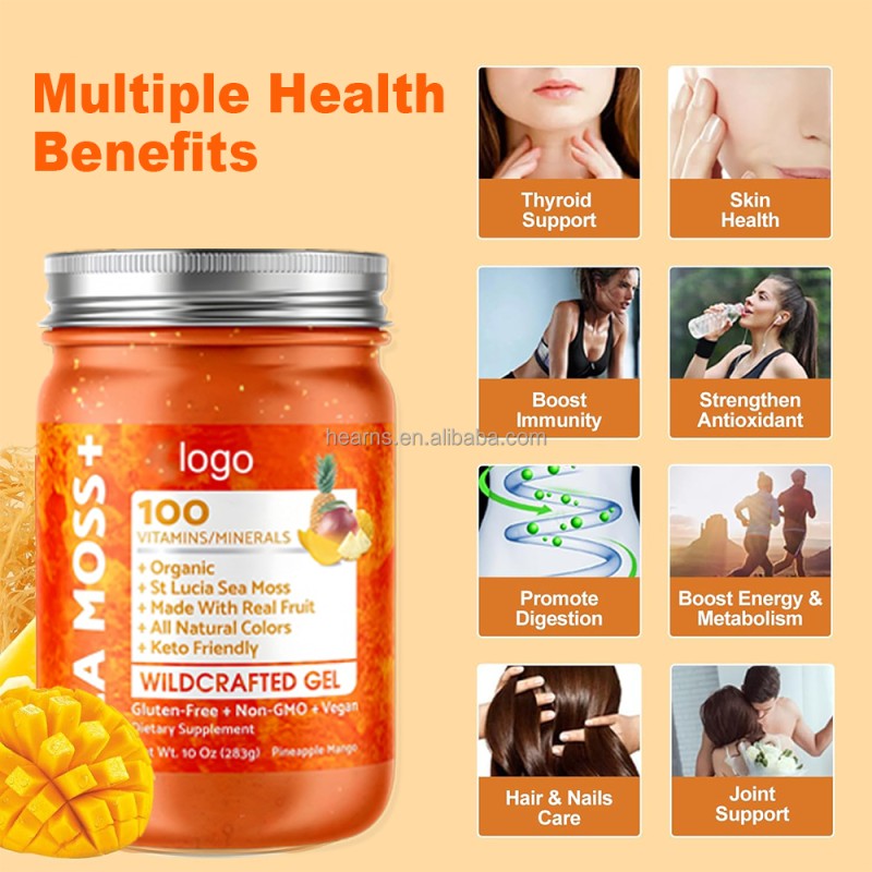 Sea Moss Gels Supplier - OEM Irish Moss Syrup Digestive Support