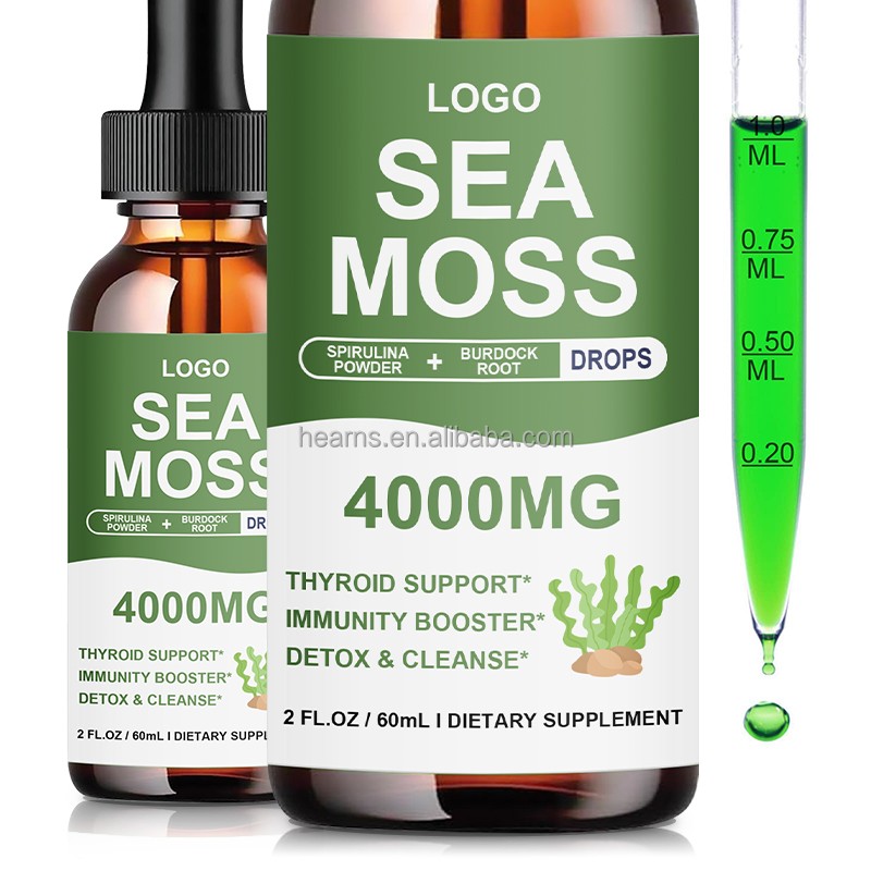 Sea Moss Drops Supplier - OEM Black Seed Oil Vitamins Antioxidants