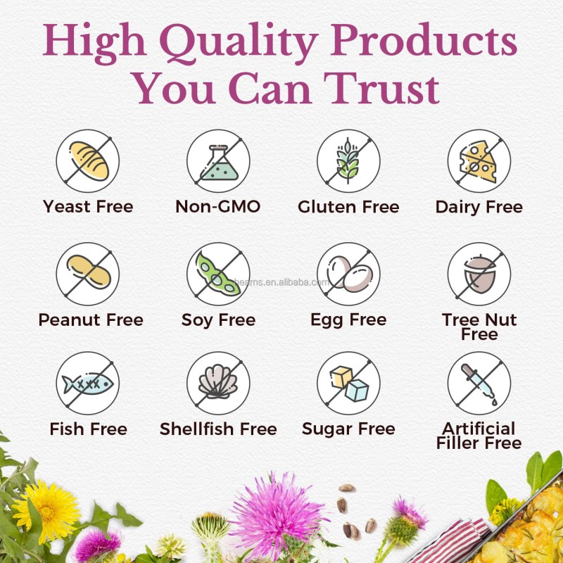 Milk Thistle Capsules Supplier - OEM Herbal Cholesterol Liver Detox