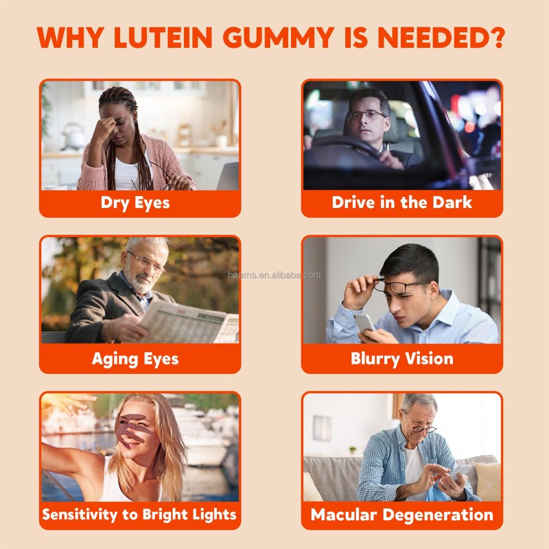 Eye Supplement Gummies Manufacturer - OEM Vitamin C Elderberry Zinc