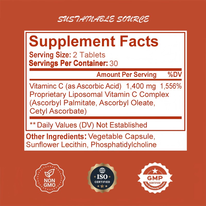 Vitamin C Tablets Factory - OEM Ascorbic Acid Immune Women