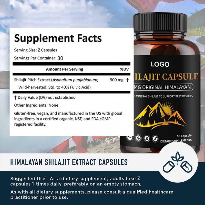 Shilajit Capsules Manufacturer - OEM Energy Boosting Immune Support