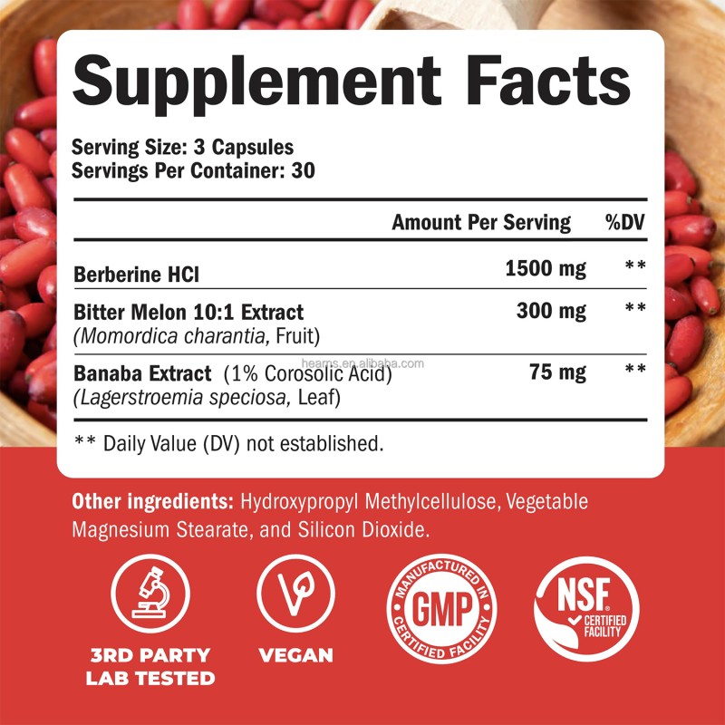 Berberine Liquid Drops Manufacturer - OEM Herb Extract HCL Supplement